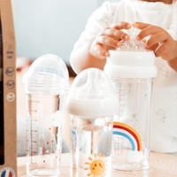 Le Biberon Français 3-piece Baby Bottle Set - Rainbow