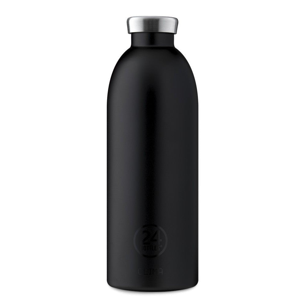 24Bottles® Clima 850Ml Rozsdamentes Acél Termosz - Stone Tuxedo Black - 24Bottles - Kulacs - OduStore