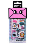 Omy Fluorescent and holographic vinyl stickers - Messages
