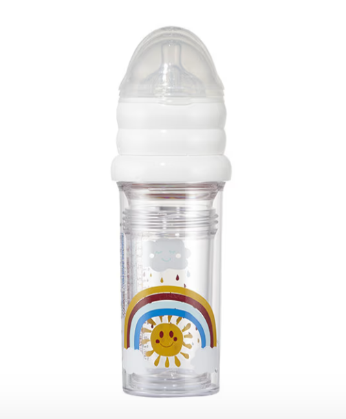 Le Biberon Français 3-piece Baby Bottle Set - Rainbow