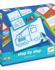Djeco Drawing Step by Step - Vehicles - Step by Step Arthur and Co