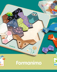 Djeco Educational Game - Animal Shapes Puzzle - Eduludo FormAnimo