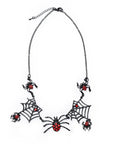 Great Pretenders - Interwoven Spiderweb Necklace