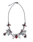 Great Pretenders - Interwoven Spiderweb Necklace