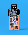 Omy Fluoreszkáló vinilmatricák - Music