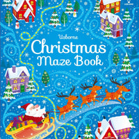Usborne könyv és kirakós karácsonyi labirintus