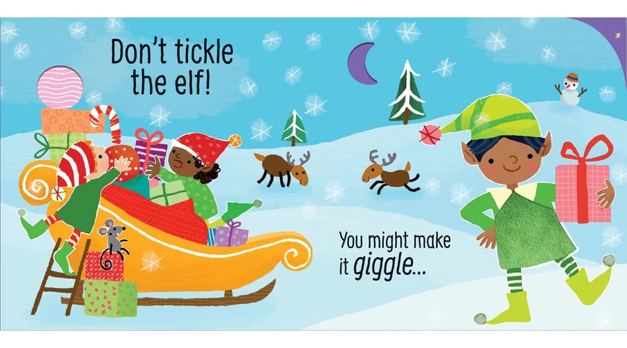 Usborne Don't Tickle Santa! - Touchy-feely sound book