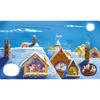Usborne Wind-up Santa's Sleigh with 4 tracks