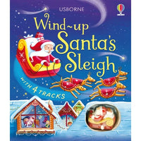 Usborne Wind-up Santa's Sleigh with 4 tracks