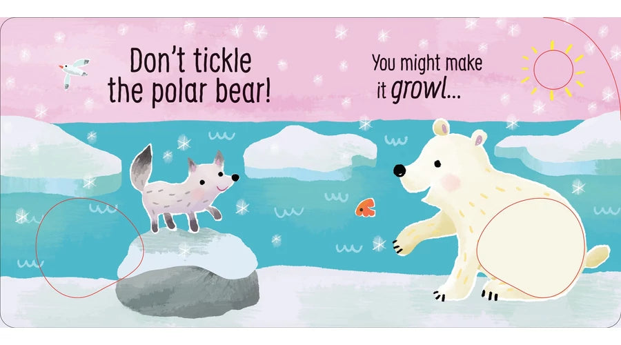 Usborne Don't Tickle the Polar Bear! - Touchy-feely sound book