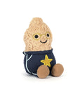 Jellycat Amuseables Peanut Star Student Outfit - Mogyoró diákruhában