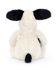 Jellycat Bashful Rufferty Black & Cream Puppy