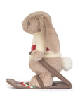 Jellycat Bashful Bunny Gold Medal Ski Outfit - Nyuszi síruhabán