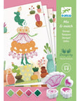 Djeco Printing Set - Flower girls
