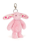 Jellycat Blushkin Blossom Bunny Bag Charm - Nyuszi Kulcstartó/Táskadísz