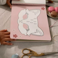 Little Dutch Rosa maszkja - Dekorkönyv ollóval