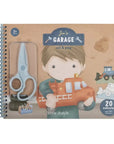 Little Dutch Jim's Garage - Decorative Book with Scissors