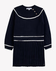 Tartine et Chocolat Jardin Anglais Dress - Marine Blue