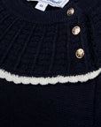 Tartine et Chocolat Jardin Anglais Dress - Marine Blue