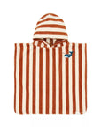 Little Dutch Fürdőponcsó - Ocean World Brown Stripe - One size