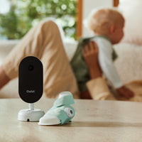 Owlet Dream Duo™ (3. generáció) szett – Owlet Dream Sock™ Okos babazokni 0-18 hónapig (Matt rózsaszín) + Owlet Dream Sight™ kamera