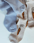 Konges Sløjd Jacquard Tights 2pcs- Pearl Blue