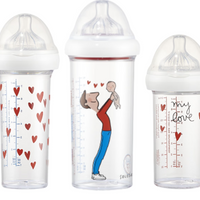 Le Biberon Français 3-piece Baby Bottle Set - Dad