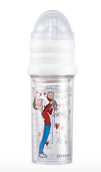 Le Biberon Français 3-piece Baby Bottle Set - Dad
