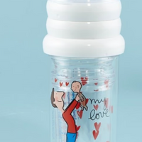 Le Biberon Français 3-piece Baby Bottle Set - Dad