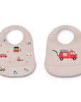 Liewood® TILDA bib - Emergency vehicles/ Sandy