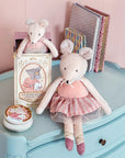 Moulin Roty Tánciskola - Plüss egérke - rózsaszín