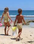 SunnyLife Gyerek búvárszett közepes - The sea kids yellow