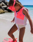 SunnyLife Gyerek búvárszett kicsi - Melody the mermaid pink