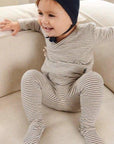 Liewood Csíkos Leggings - Stripe Sandy /Classic Navy
