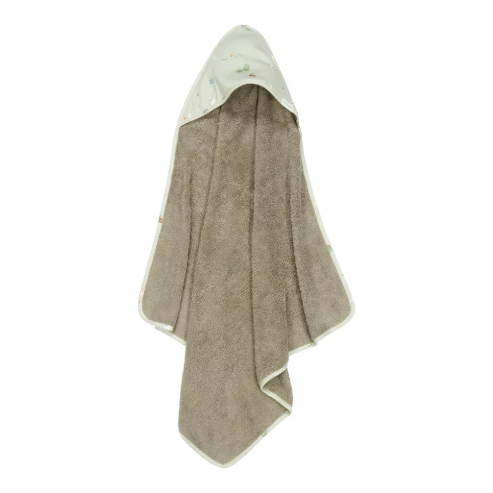 Little Dutch Hooded Bath Towel - Little Farm - 100x100 cm