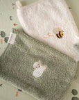 Little Dutch Embroidered Baby Bath Gloves - Little Farm - 2 pcs