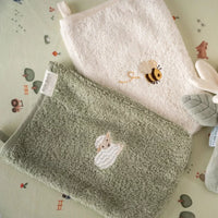 Little Dutch Embroidered Baby Bath Gloves - Little Farm - 2 pcs