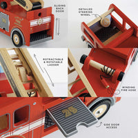 Le Toy Van® Tűzoltó autó fából, piros