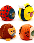 Puckator Squeeze Toy, Plush - Garden Animals