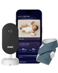 Owlet Dream Duo™ (3. generáció) szett – Owlet Dream Sock™ Okos babazokni 0-18 hónapig (Éjkék) + Owlet Dream Sight™ kamera