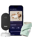 Owlet Dream Duo™ (3. generáció) szett – Owlet Dream Sock™ Okos babazokni 0-18 hónapig (Mentazöld) + Owlet Dream Sight™ kamera