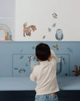 Little Dutch Wall Sticker Set - Forest Friends (3 sheets)