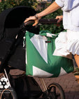 Wildride Shoulder Diaper Bag – Green Graphic