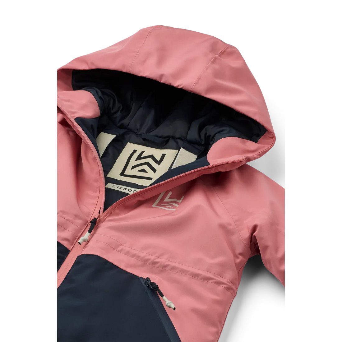 Liewood Kalle kabát - Dusty rose / Classic navy