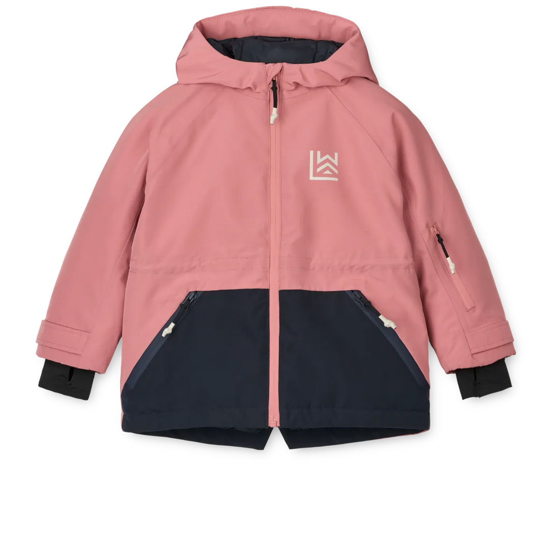 Liewood Kalle kabát - Dusty rose / Classic navy