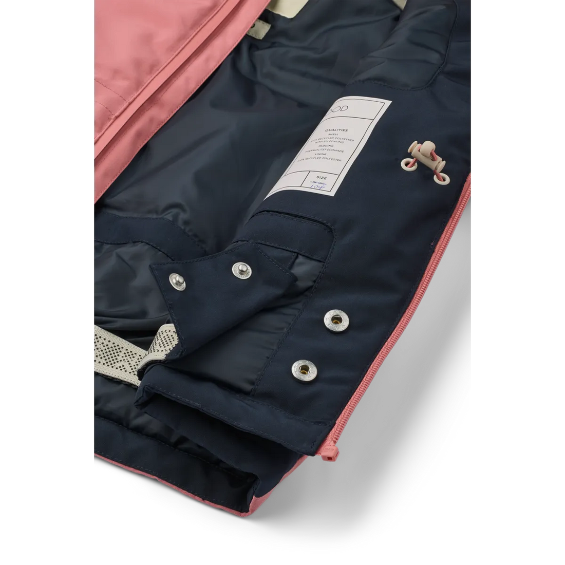 Liewood Kalle kabát - Dusty rose / Classic navy