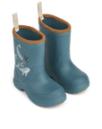 Liewood Aston Rain Boots - Arctic/Ocean view