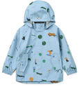 Liewood Pedia esőkabát szett - Fun / Beach blue