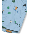 Liewood Pedia esőkabát szett - Fun / Beach blue