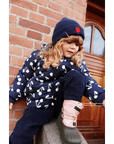 Liewood Lina Gift Set Nyakmelegítő, Sapka - Classic navy